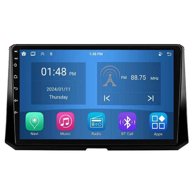 RoverOne 4+64GB Car Stereo CarPlay GPS Navigation Bluetooth for Toyota Corolla 12 2018-2023 Android Touch Screen Player
