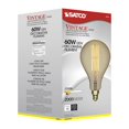 thumbnail image 3 of Satco 02433 - 60 watt 120 volt PS52 Medium Screw Base 2200K Dimmable Nostalgic (60PS52/AMBER/E26/VINTAGE/120V S2433), 3 of 12