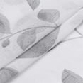 thumbnail image 4 of 2 Pcs Home Curtain Large Leaf Printed Small Window Curtain Valance, Rod Pocket Kitchen Cafe Curtain, 4 of 8