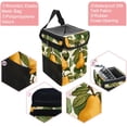 thumbnail image 2 of Pear Foldable Car Trash Can with Lid, Leak-Proof Car Trash Bin, Hanging Storage Bag Car Garbage Can, 2 of 6