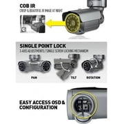 Eyemax Outdoor Bullet IR Camera HD SDI, EX SDI, 8 COB IR 2.8-12mm ( Optional Dual Power )