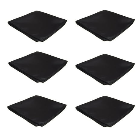 Mens Pocket Squares Handkerchief 6 PK Wedding Party Solid Color (Best White Pocket Square)