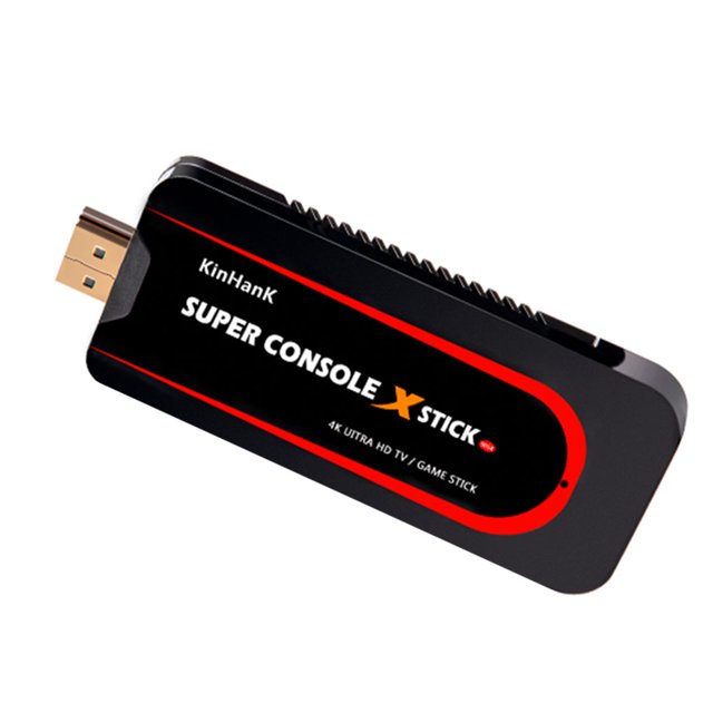 Super Console X Stick Mini Consola de videojuegos 4K emulador de juegos wifi con gamepads duales US enchufe, 258g Guardung EL002251-03B