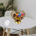 thumbnail image 4 of jifeng Coffee Pod Holder Iron Kitchen Storage Basket Organizer Container L Gold L, 4 of 9