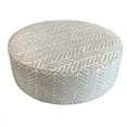 thumbnail image 5 of Southern Home Furnishings Passageway Vanilla Polyester Cocktail Ottoman in Beige, 5 of 5