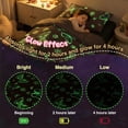 thumbnail image 5 of Btargot Glow-in-the-Dark Zipper Comforter Set Twin for Kids Butterflies Pattern Plush Bedding Set, 5 of 11