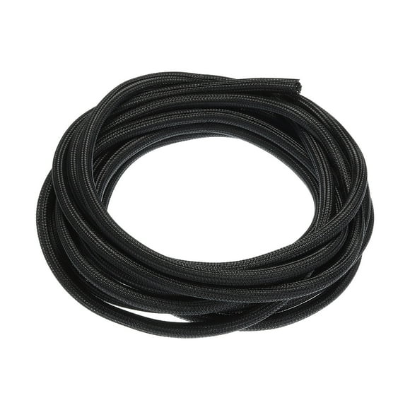 Unique Bargains Cord Sleeve Cable Organizer 24.6 Ft - 3/8 Inch Wire Cover Protector for Cable TV Video Under Desk Wire Management