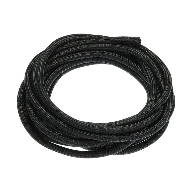 Unique Bargains Cord Sleeve Cable Organizer 24.6 Ft - 3/8 Inch Wire Cover Protector for Cable TV Video Under Desk Wire Management