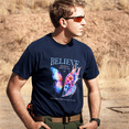 thumbnail image 4 of Jollimate Butterfly Graphic Shirt, Believe In Who You Are Quote Tee, Floral Inspiration Shirt, 4 of 6