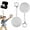 2pcs-white - Round Shape, variant on Yippzo Love Wallet Tote Bag Touch Sensing Light, Heart Bag Lamp with Motion Sensor, LED Automatic Glow Lights, Rechargeable Mini Flashlight