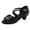 Black, variant on Women Sandals Latin Dance Sandals Dance Shoes Performance Footwear Low Heel Comfortable Design For Dance Practice And Shows ,Us Size:7