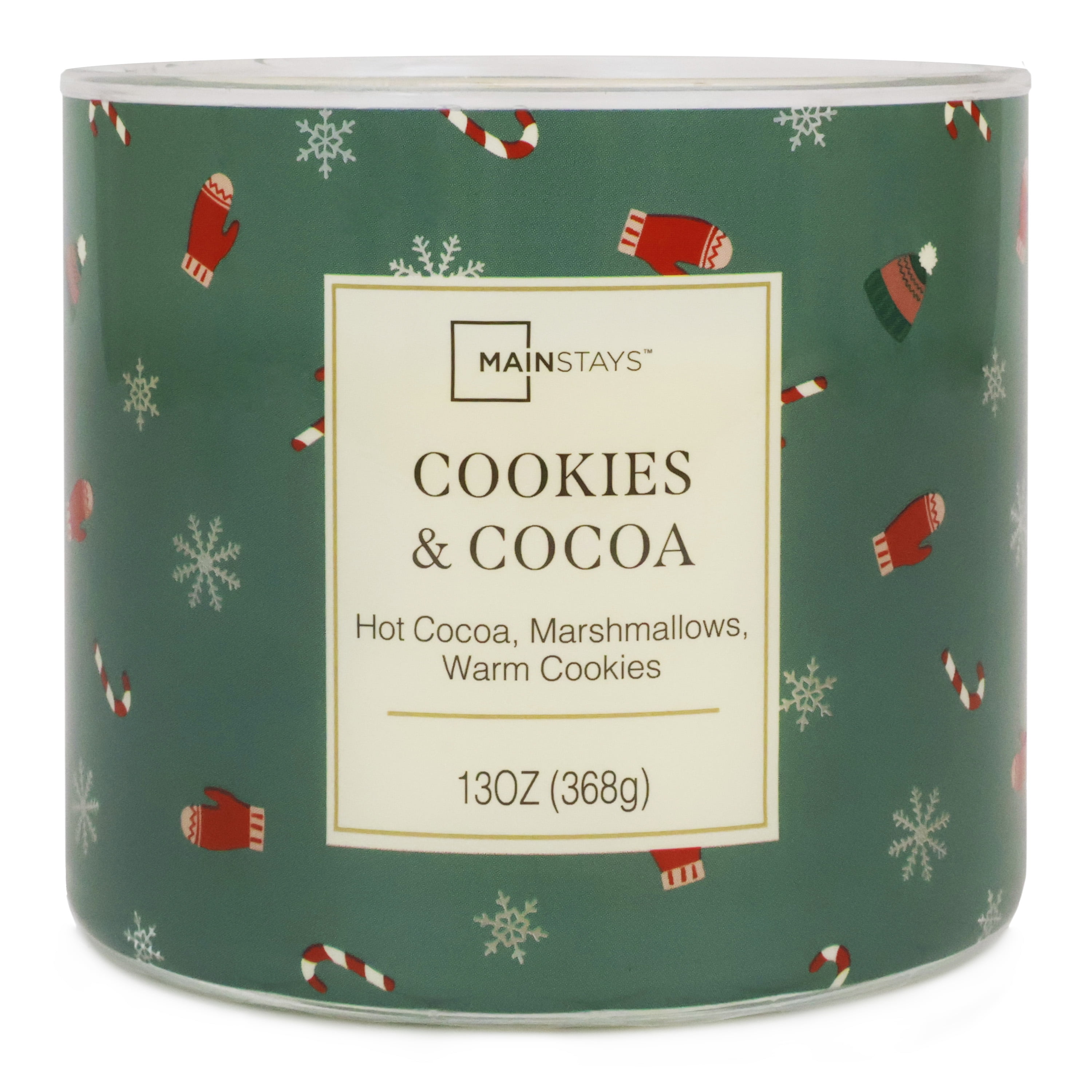Mainstays 3-wick Cookies and Cocoa Designs, 13-Ounce