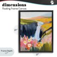 thumbnail image 4 of Stupell Industries Modern Colorful Waterfall in Valley Black Floating Frame Canvas Art, 17 x 21, by The Prints Vibe, 4 of 8