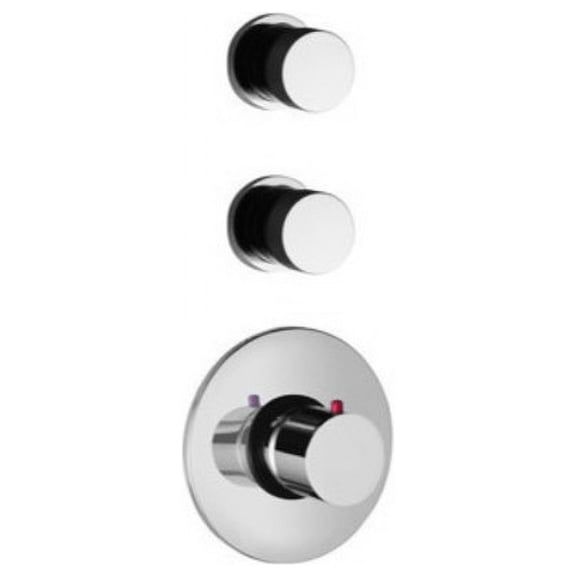 Nameeks Fima S3253/2/S2262CR Fima Spillo Multi Handle Diverter Valve Trim - Chrome