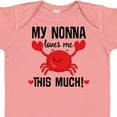 thumbnail image 4 of Inktastic Nonna Loves Me Grandson Boys or Girls Baby Bodysuit, 4 of 5