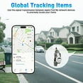thumbnail image 4 of Bluetooth Tracker, Keys Finder Works with Find My App (iOS Only), Item Locator for Keys, Bags, Pet, Cat, Dog, Waterproof, Compact, 2-Pack (Black&White, with Silicon Protective Case), 4 of 8