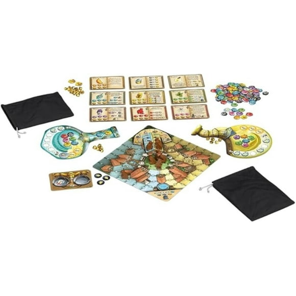 "Schmidt Spiele – Les Charlatans de Belcastel – Le Duel– Strategy and Bag Building Game – Family Board Game – Ages 10 and Up – 2-Player Version – French"