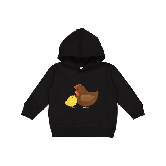 Inktastic Hen and Chick Farm Animals Toddler Hoodie