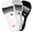 Black/White/Gray, variant on Pair of Thieves Blackout/Whiteout Cushion No-Show Sock Men's 3-Pack