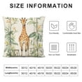 thumbnail image 5 of Chilfamy Giraffe Plant Stand Tall Pillow Covers for Couch Sofa Indoor Outdoor Home Decor Zipper Closure 1PC 20x20in, 5 of 5