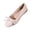 Beige, variant on Flats for Women Dressy Casual PU Leather Bow Round Toe Low Heel Slip on Ballet Flats Comfort Breathable Cushion Sole Shallow Mouth Dress Shoes for Walking Vacation Travel