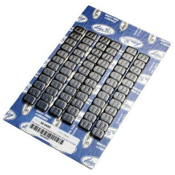 Motion Pro Steel Black Wheel Weights 72pc 1/4oz Weights/18oz Total (08-0455)