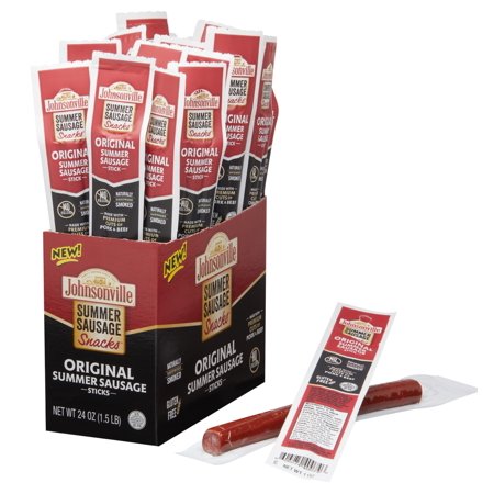 Johnsonville Original Summer Sausage 1oz Sticks  24-count