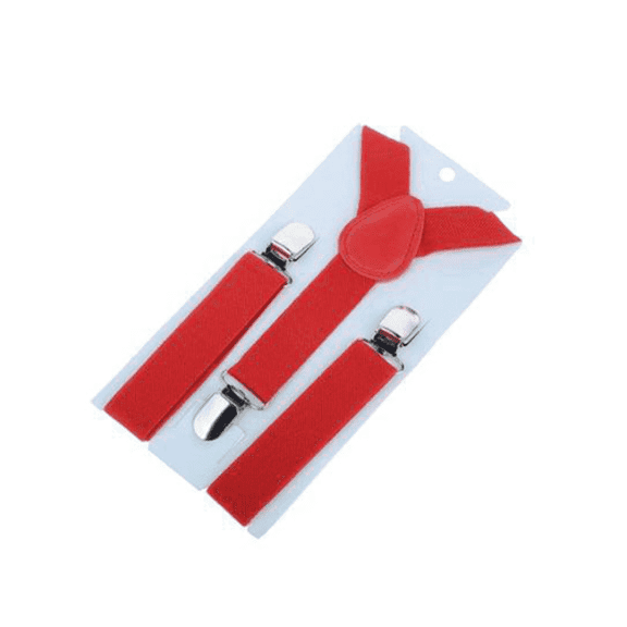 TELOLY 2026 New Boys Belt No Fade Kids Belt Adjustable Length Environmentally Friendly Child Suspenders for School Casual Party Daily Wear Red