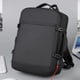 thumbnail image 5 of Mochila para portátil, mochila universitaria, con puerto de carga USB, bolsa de equipaje portátil, bolsa para computadora para oficina, avión, viaje d, 5 of 9