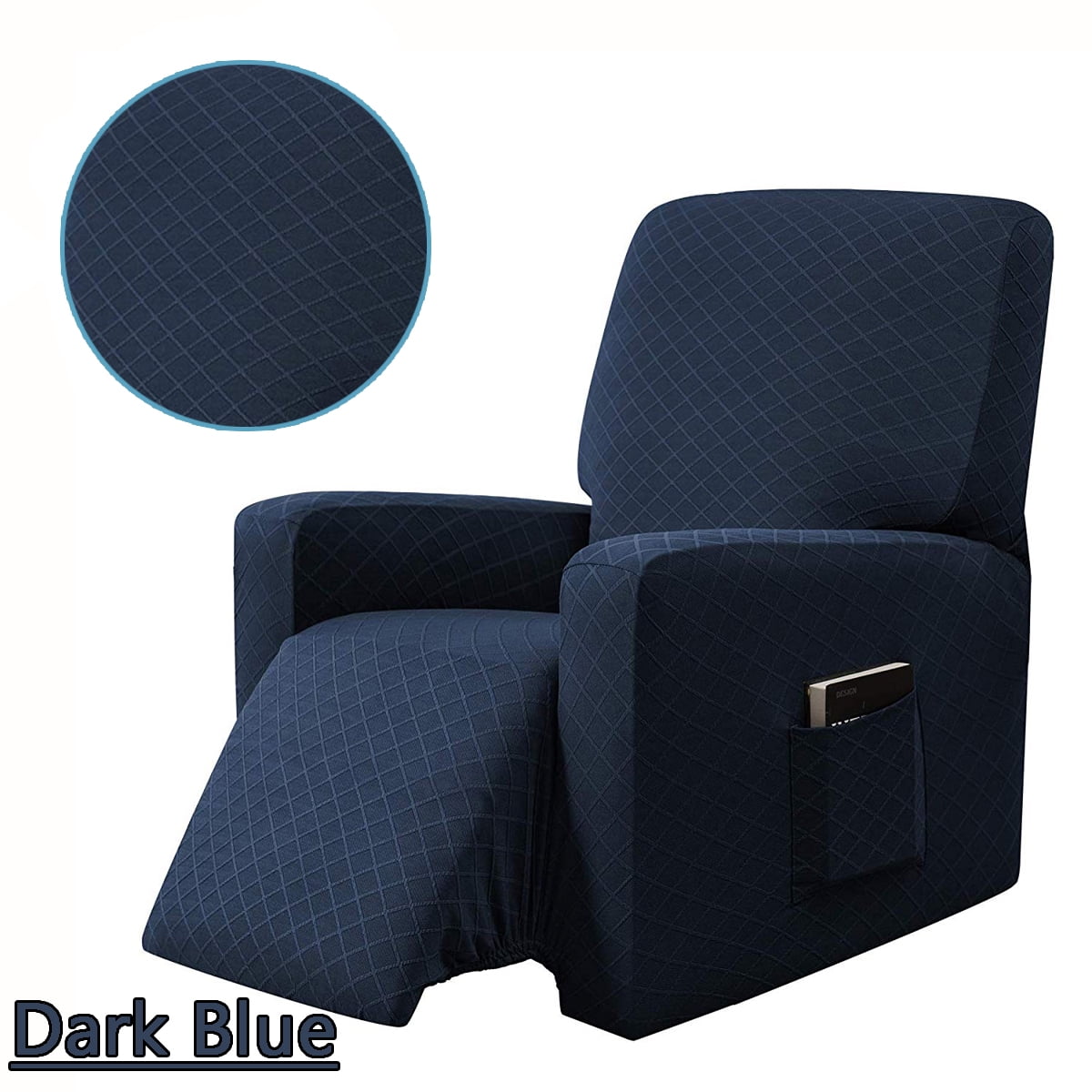 Details about   Stretch Recliner Slipcover Chair Sofa Couch Cover Protector Elastic Bottom 4 PCS 