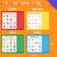 thumbnail image 3 of Juego de bingo SpriteGru Alphabet Animal Sight Word Number Kids, 3 of 7