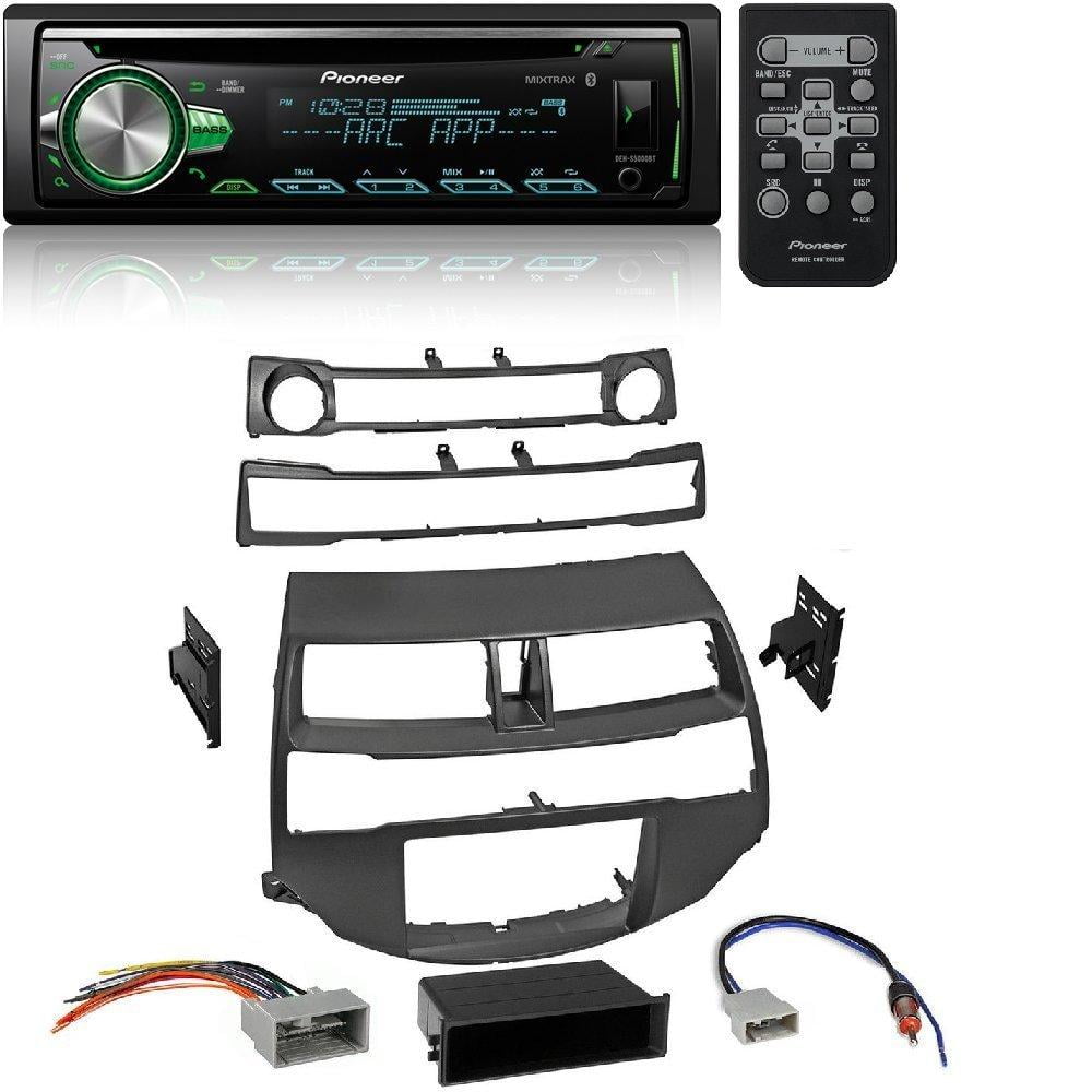 Single Din CD Receiver with USB & Aux Input W/ Car Radio Stereo Install