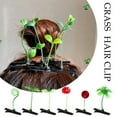 thumbnail image 4 of 5Pcs Funny Plant Hair Clips Cute Grass Bean Cherries Mushrooms Kids Girls Hair Headwear Simulation Accessories Hairpin, 4 of 9