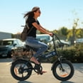 thumbnail image 4 of Speedrid 500W Folding Electric Bike for Adults, 20" x 4.0" Fat Tire Ebike with 48V 10.4Ah Large Removable Battery Electric Bicycle, 50 Miles Max Range, Front Suspension Fork and 7 Speed UL2849, 4 of 11