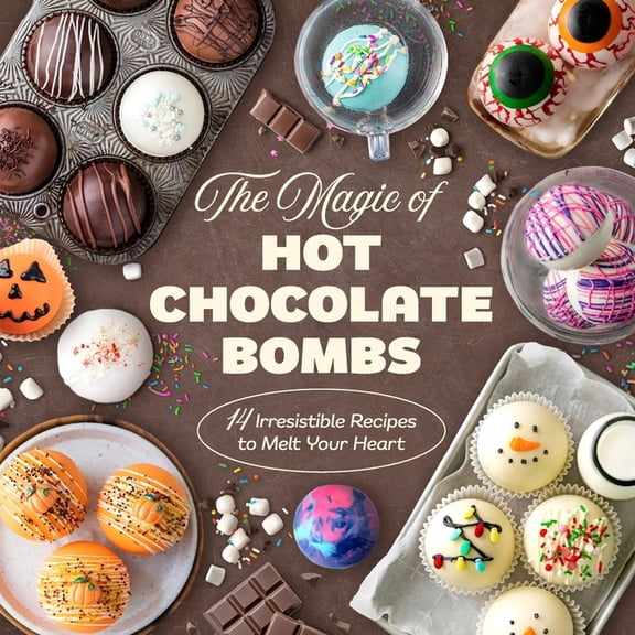 The Magic of Hot Chocolate Bombs: 14 Irresistible Recipes to Melt Your Heart, (Paperback)