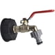 thumbnail image 1 of Adaptador de tanque de grifo Ibc, grifo de tanque de asas de latón, adaptador de drenaje de calidad alimentaria 1/2, 1 of 5