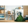 thumbnail image 2 of Ahgly Company Machine Washable Indoor Rectangle Transitional Dark Lime Green Area Rugs, 2' x 3', 2 of 7