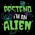 thumbnail image 2 of Mens Lilo & Stitch Pretend I'm An Alien Lightweight Hoodie, 2 of 4