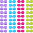 thumbnail image 1 of Estuche para lentes de contacto de colores, paquete de 36, para almacenamiento de lentes de contacto izquierda/derecha., 1 of 5