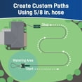 thumbnail image 5 of ORBIT 58322 | Traveling Tractor Lawn Sprinkler, Self-Propelled, Outdoor, Green, 5 of 8