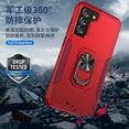 thumbnail image 5 of Galaxy S21 Case, 360 degree Rotate Ring Stand Rugged Lightweight Slim Impact-Resistant Full Body Shockproof Protective Bumper Case For Samsung Galaxy S21,Rose + Red, 5 of 8