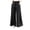Black, variant on Fesfesfes Women Pant Fashion Trousers High Waist Wash Wide Leg Solid Color Pants