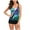Purple, variant on Babysbule Swimsuits for Women Ladies Fashion Multicolor Gradient Color Print Suspenders Boxer Pants Women's Split Swimsuit