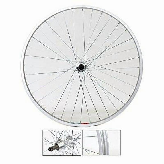 Weinmann Hybrid Bike 700c Rear Wheel Silver 5 / 6 / 7 Speed Freewheel 36H QR Hub