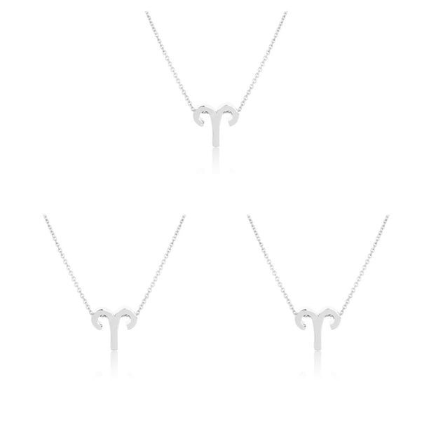Collar de amistad DIY Qarigey Ins Plata Aries Type1 NO1