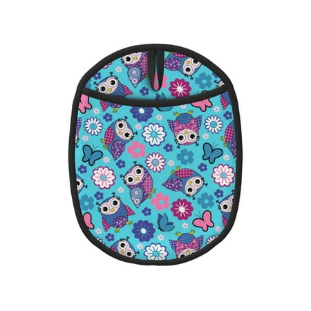 

Lukts Wls And Flowers Print Silicone Pot Mat Mitten With Hanging Loop Heat Resistant Oven Mitts Non-Slip Bbq Baking Smoking Potholders