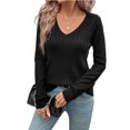 thumbnail image 3 of Hauts Grande Taille Arrivée Automne Décontracté Ample Col Roulé Tricoté Chandail Tunique Confortable Doux Extensible, 3 of 8