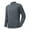 Dark Gray, variant on Men Quarter Zip Pullover Moisture Wicking Golf Shirt Long Sleeve 1/4 Zip UPF 50+ Sun Protection Rash Guard Running
