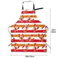 thumbnail image 5 of Bingfone Red Lobster Apron Gifts For Men, Women Professional Grade Chef Apron For Kitchen,Bbq & Grill, 5 of 9