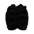 thumbnail image 1 of Women's Solid Color Ruffle Flower Turban Headwrap Hijab Hat Skull Cap Pilling Resistant Headscarf for Girls, 1 of 5